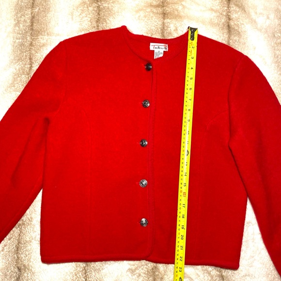 Talbots Wool / Laine Jacket Blazer front buttons - Picture 7 of 10